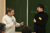 VIII Сахаровские чтения > Евгений Малышев и С.А.Тарасенко